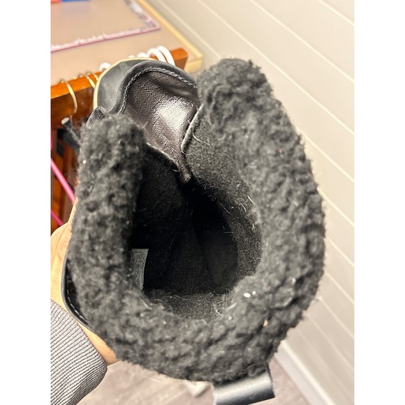 Sorel Women's Black Waterproof Winter Snow Boots Fur Lined Lace Up Size 9 - Picture 8 of 8